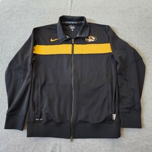 Nike Dri Fit Missouri Tigers Jacket Mens Medium Black NCAA